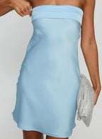 Phillipa Mini Dress Light Blue