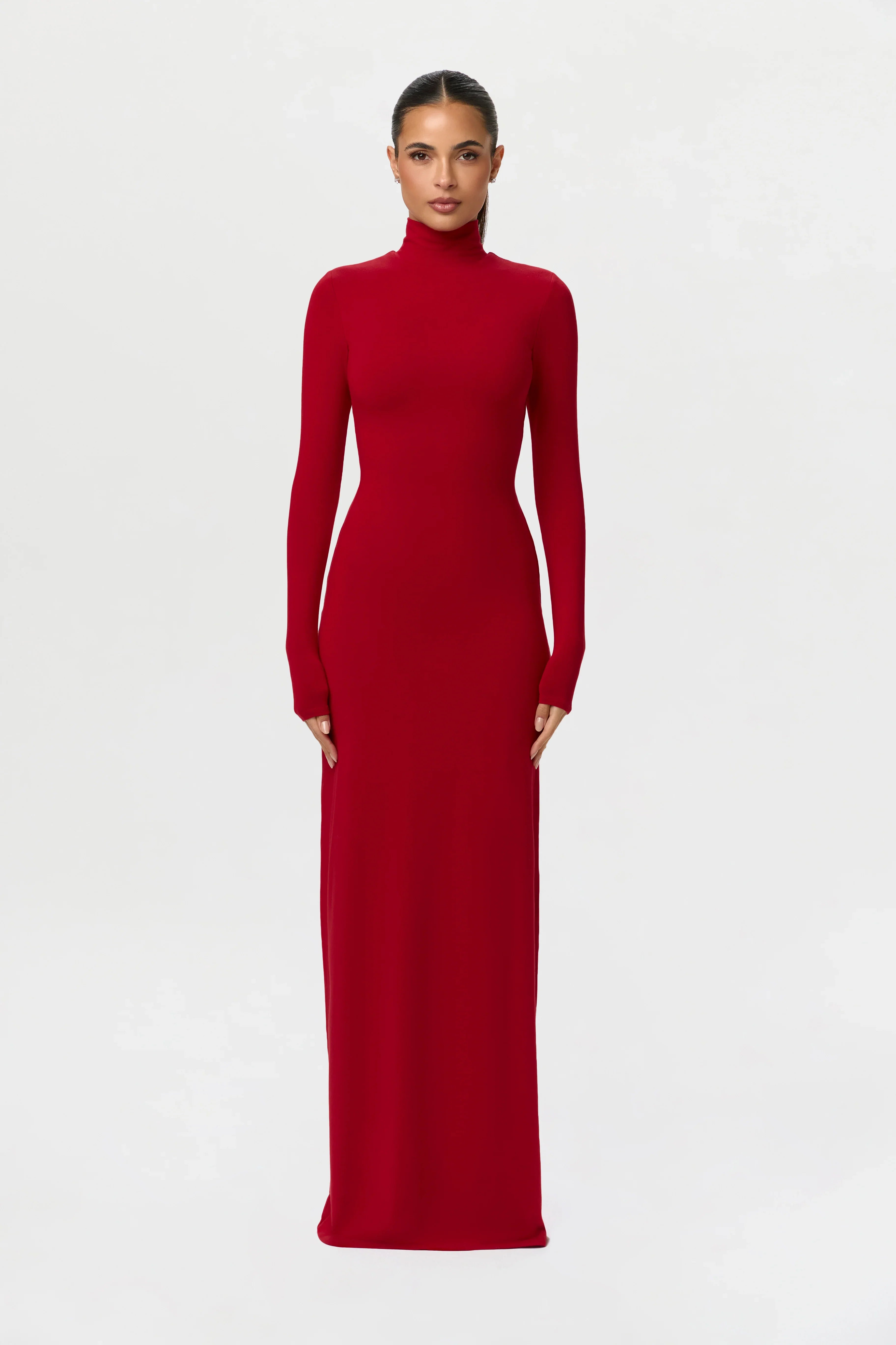Butter Turtleneck Maxi Dress