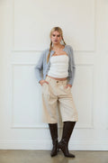Mid-Rise Trouser Short