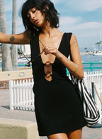 Steward Mini Dress Black
